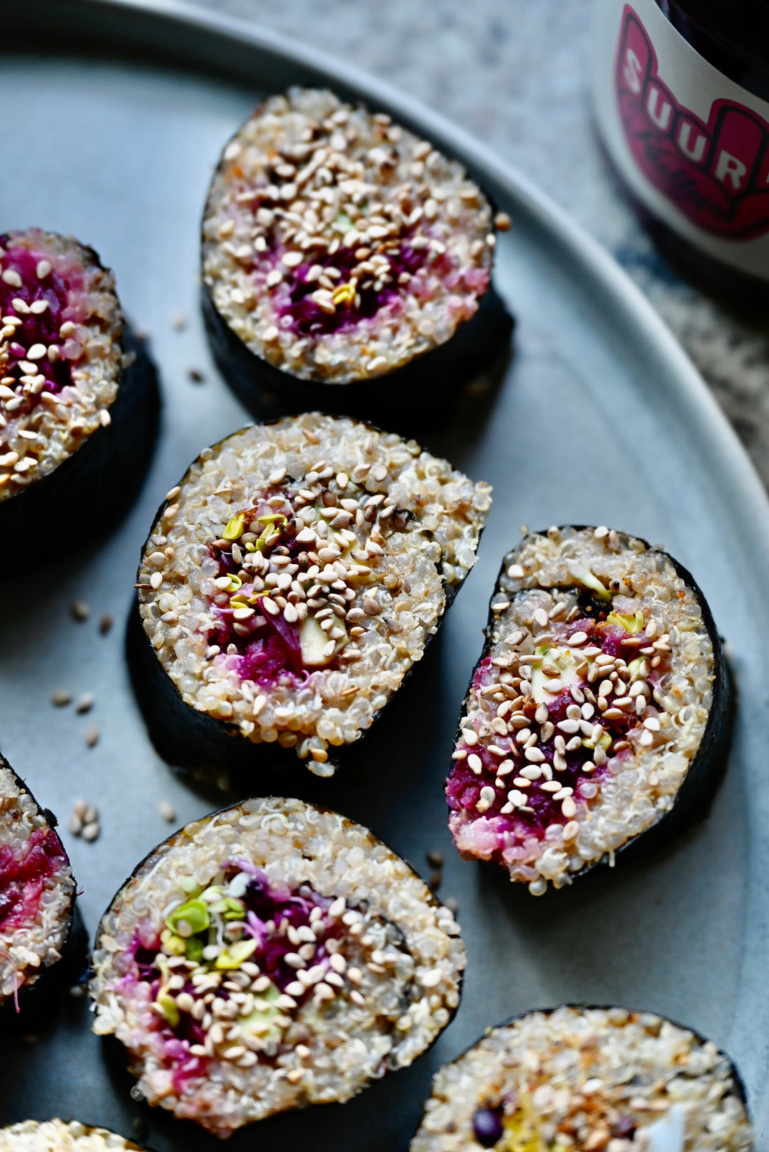 SUSHI-INSPIRED SPRING QUINOA ROLL WITH LOVE CRAFT KRAUT